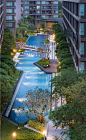曼谷Elio Del Ray 公寓景观 by Redland-scape-mooool设计