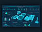 数据可视化大屏幕Web可视化设计仪表板图3D大屏设计数据可视化ui设计