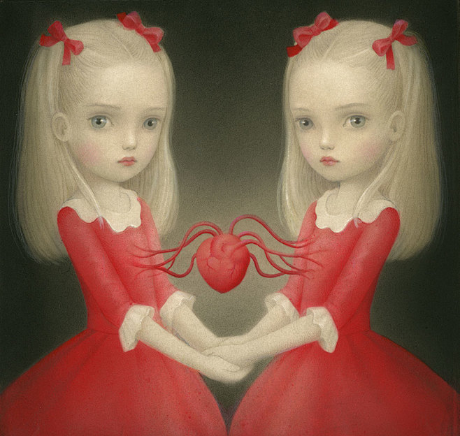 Siamese heart, Nicol...