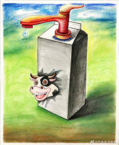 根哥V你好采集到创意素描