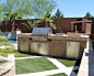Guenther Residence : Located in Gilbert, Arizona, this extraordinary backyard landscape renovation is the talk of the neighborhood!  Containing a large patch of grass and a few trees this once plain backyard landscape