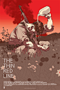 #插画# 《The red line》 by Tomer Hanuka