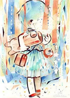 【水粉插画作品】