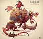 Bat-Rat, Nicola Saviori : Inspired by the great art of Max Grecke, I made a tribute to one of his most knowed creature. Here's my personal version of the Bat-Rat.
Take a look on Max profile and art. He's totally amazing!