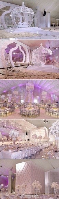 紫色梦幻公主婚礼仪式场地