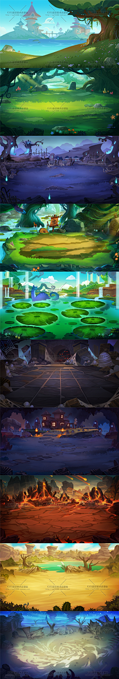 狮子座的汪君采集到Q版游戏背景