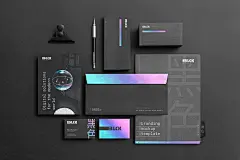 Blck Branding Mockup Kit 15款信封信纸名片品牌形象文具VI应用设计ps样机素材展示效果模板_UIGUI