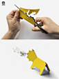 DIY你的掌上动物园创意折纸书设计