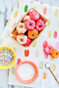 Pink Strawberry Mini Donuts