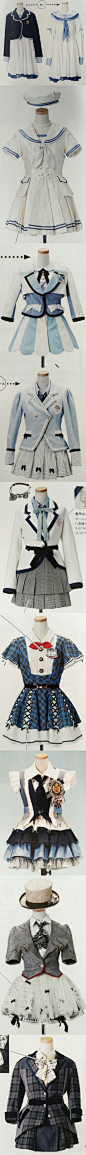 AKB的服装也算是偶像界的经典吧 #AKB48衣装図鑑#