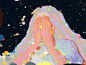 月亮被嚼碎变成了星星，
你就藏在这满天星光里。