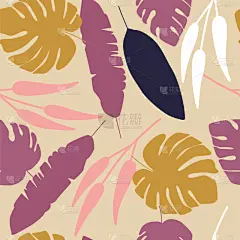 tropical leaves endless wallpaper jungle leaf