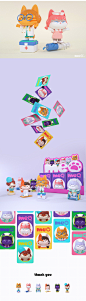 meow米欧猫梦境医疗系列盲盒 | 暖雀网-吉祥物设计/ip设计/卡通人物/卡通形象设计/卡通品牌设计平台