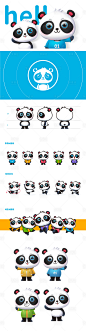 运动熊猫ip形象设计-源文件