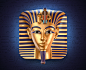 Tutankhamun Mask Icon