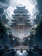 玄幻场景-修仙宗门-御剑乘风来，除魔天地间