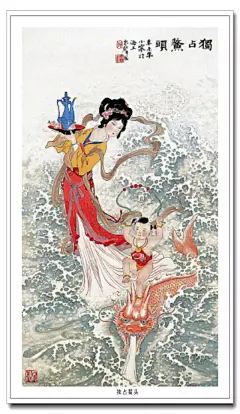 意象雅秀--中国画家郑家声古典仕女画作品赏析_手机搜狐网