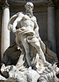 BERNINI Gian Lorenzo - Italian (Naples 1598-1680 Rome) ~ Oceanus at the Trevi Fountain: