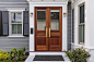 Front-door-double-brown-front-door-with-a-secured-front-entrance