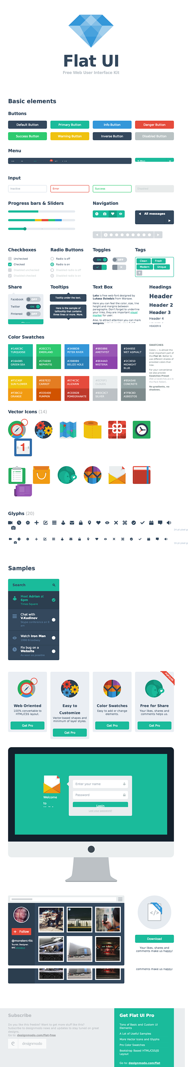 Flat UI #flat design...