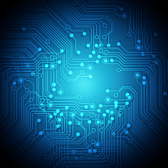 科幻粒子神秘的华哥采集到电子元件电路图高科技晶体管hud图片素材