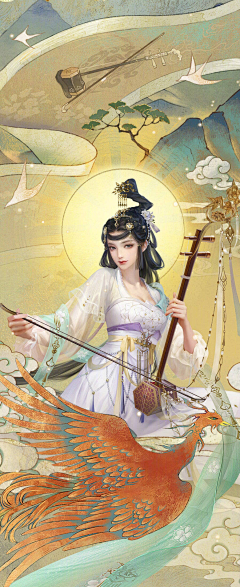 君鱼梓采集到画画-古风妹纸素材