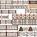 中式庭院花园防腐木艺栏杆栅栏围墙护栏SU模型sketchup设计素材库-淘宝网