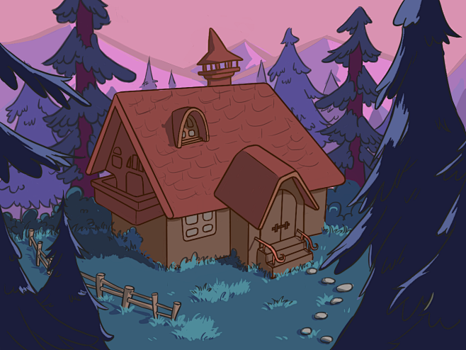 二维动画场景设计