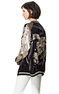 Image 4 of EMBROIDERED BOMBER JACKET from Zara 