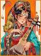 【西域神使】|国风&国潮插画|完结