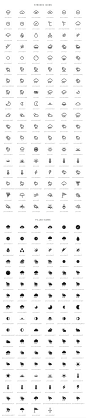 208web天气矢量图标字体免费下载