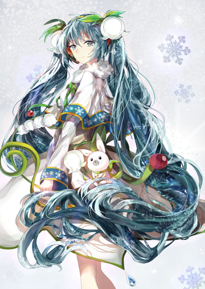 春miku初音未来id48657160绘师ふふid3966690华美二次元美少女歌姬