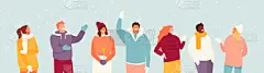 幸福,人,冬天,雪,女人,节日,欢乐,户外,女孩,布置