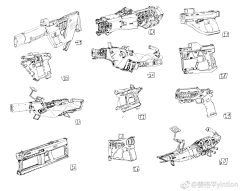 Umitsuki采集到C【设定参考】枪械