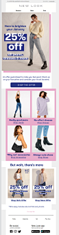 New Look:  Take advantage of 25% off ALL dresses, jeans and more - a treat from us to you | Milled