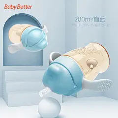 Babybetter/宝升儿童防摔吸管水杯 幼儿园宝宝防漏防呛学饮杯-tmall.com天猫