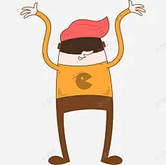 人物卡通形象动画 页面网页 平面电商 创意素材