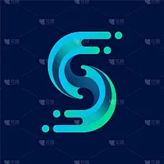 专业首字母S数字技术企业行业公司品牌识别向量