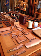 Take care of all of your leather goods needs at the retail extension of Tanner’s workshop: 