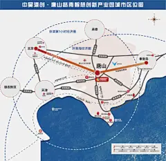 海报 广告展板 区位 京津冀地区 手绘 河北