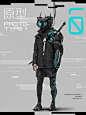 -CYBERPUNK PROJECT- : Cyberpunk project is a cyberpunk character design by mixing other stuff into a new work.
