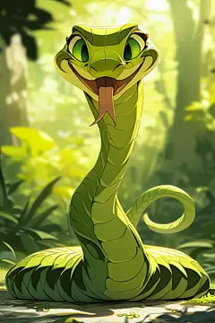 蛇年蛇形象图片动物形象