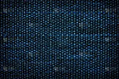 近距离的蓝色织物纹理背景。