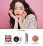 3CE MAISON KITSUNE VELVET LIP TINT #STAYCATION :睫毛 睫毛膏 眼线 眉毛 眉笔 美妆 妆容 口红 红唇 腮红 美瞳 粉饼 模特