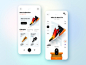Nike App Design Concept 3d app app design box 耐克盒子鞋设计 电子商务 ios 极简耐克鞋 鞋店 商店 ui ui 设计 ux ux 设计