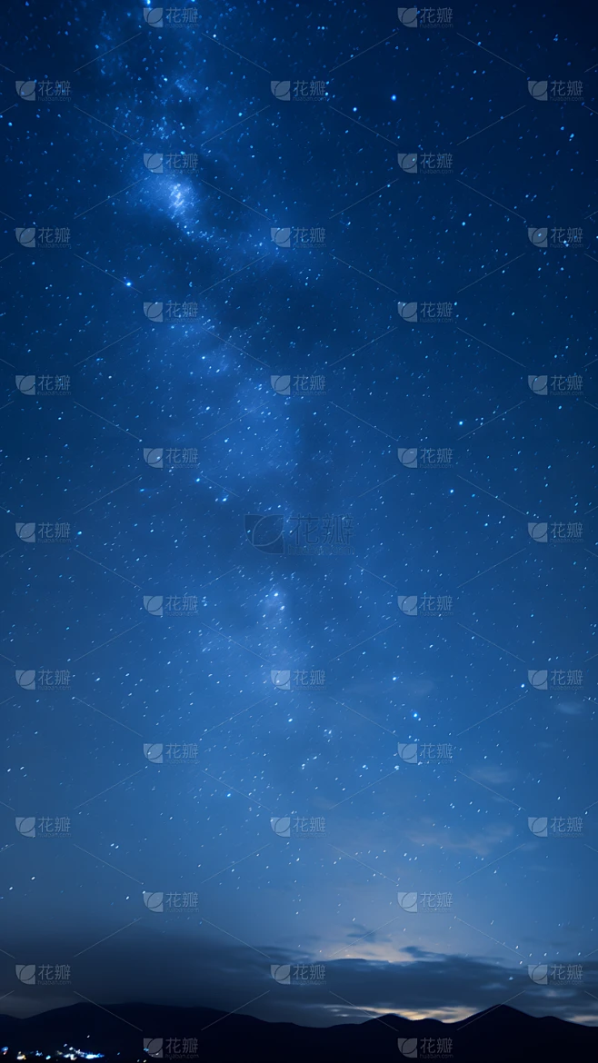 通用夜晚夜空星空壁纸背景图片素材-花瓣网