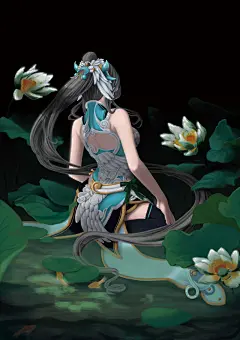 ____咸鱼_插画_网易GACHA二次元社区 #小清新# #治愈系# #背景图#