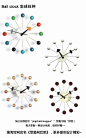 彩球挂钟
乔治·尼尔森的经典设计作品：
 
Ball clock 彩球钟(是和欧文·哈珀一同设计完成)，后来衍生其他颜色