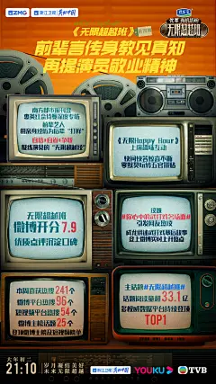 无限超越班 综艺海报 收视率海报 创意海报 排版参考