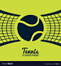 Tennis sport design vector image on VectorStock